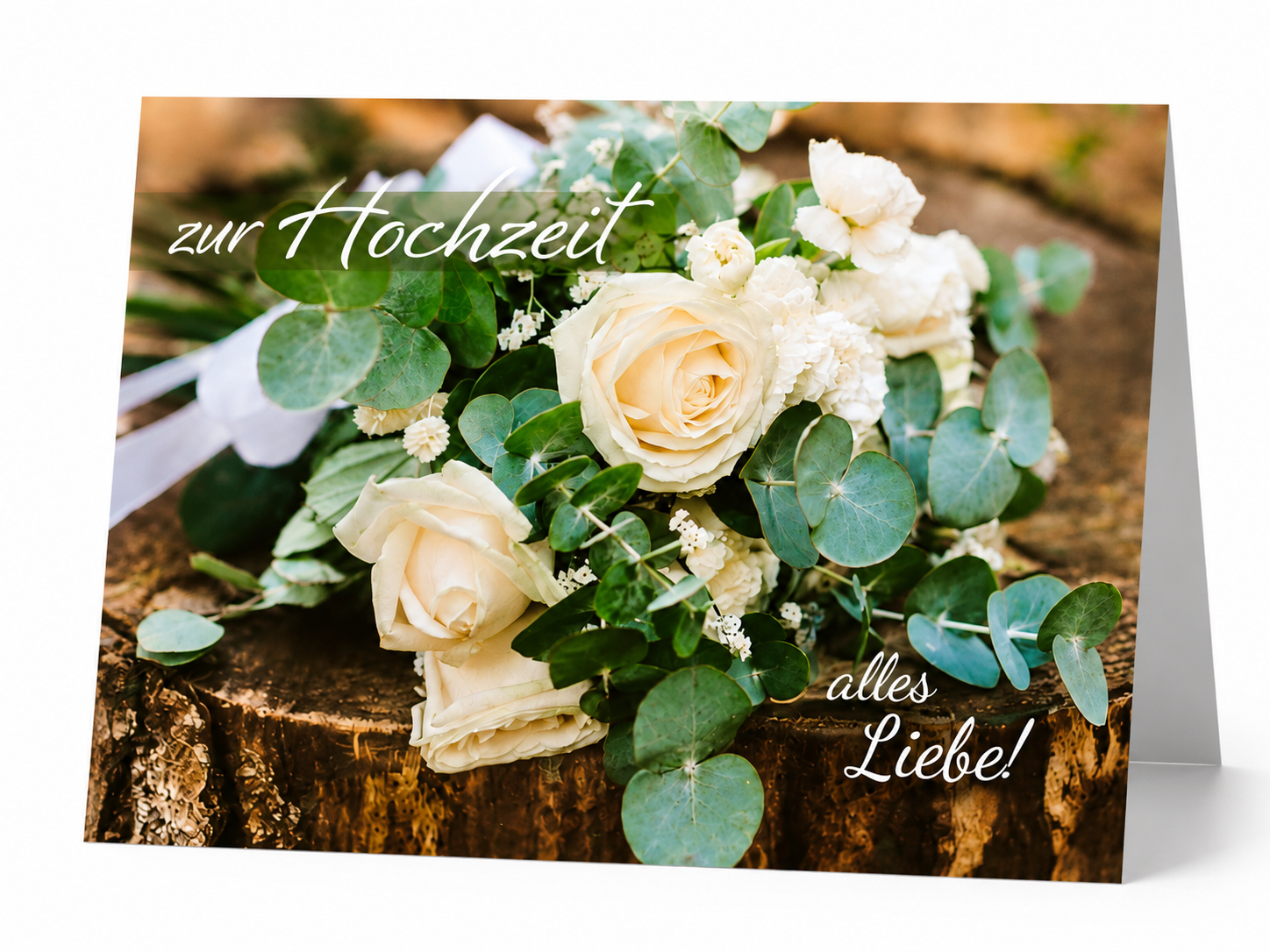 Zur Hochzeit alles Liebe