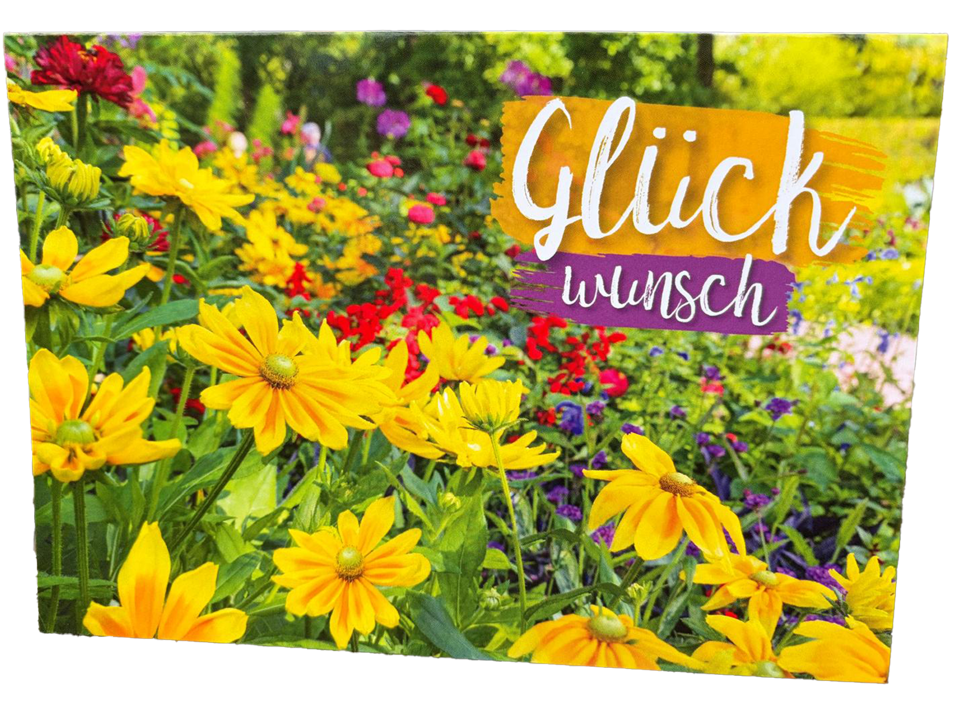 Sonniger Glückwunsch